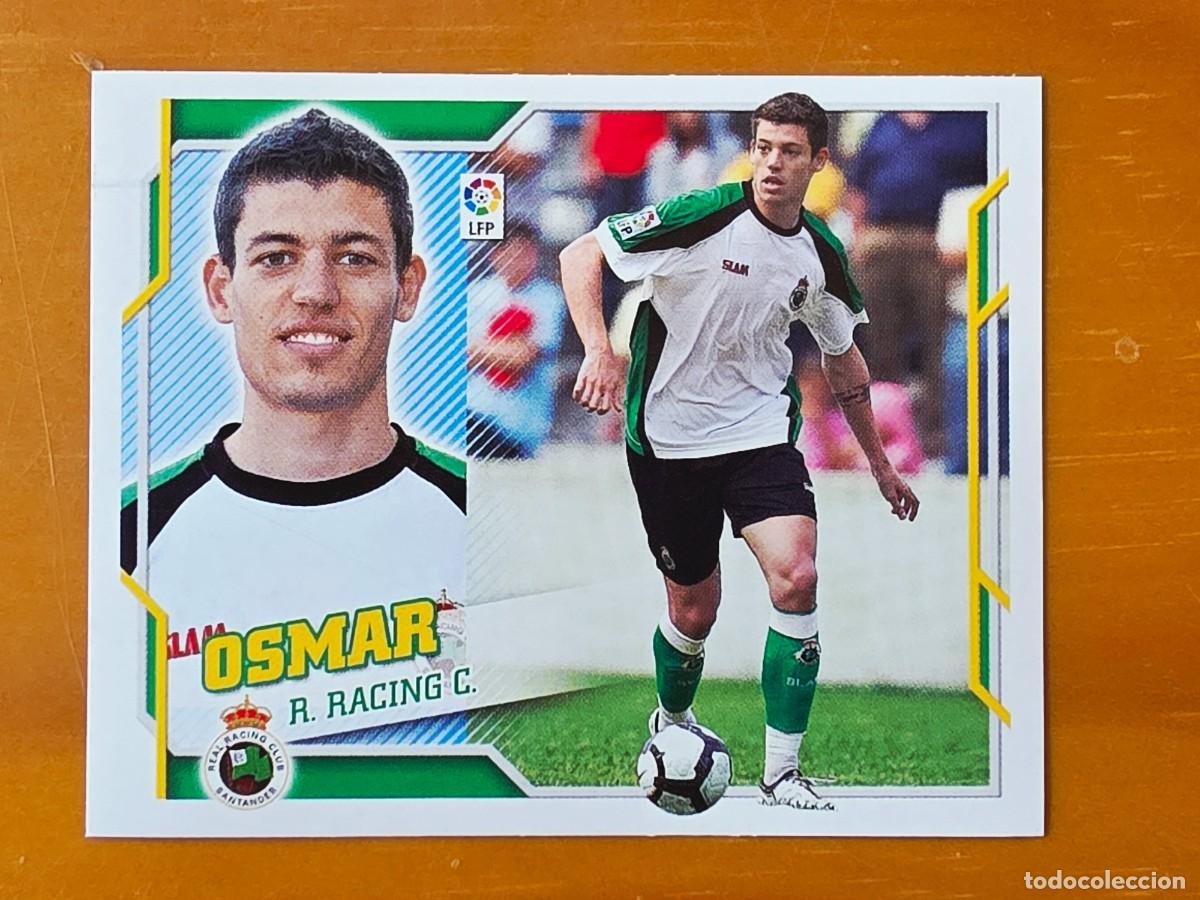 Cromos de f&uacute;tbol: 4 B Osmar, Racing de Santander, Panini Ediciones Liga Este 2010 2011 10 11