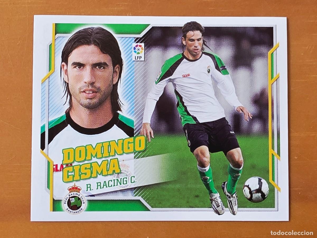 Cromos de f&uacute;tbol: 6 Domingo Cisma, Racing de Santander, Panini Ediciones Liga Este 2010 2011 10 11