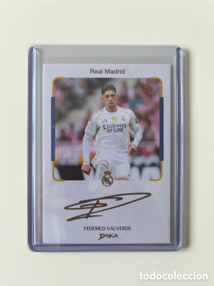 Cromos de f&uacute;tbol: Federico Valverde daka