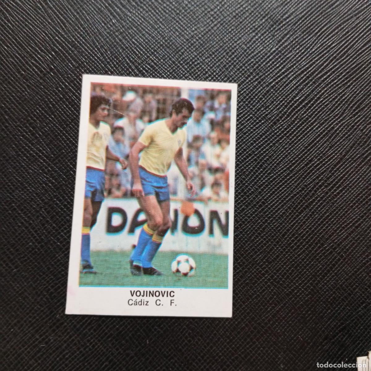 Cromos de f&uacute;tbol: VOJINOVIC CADIZ CANO 1983 1984 CROMO FUTBOL 83 84 LIGA - DESPEGADO - A25 PG18