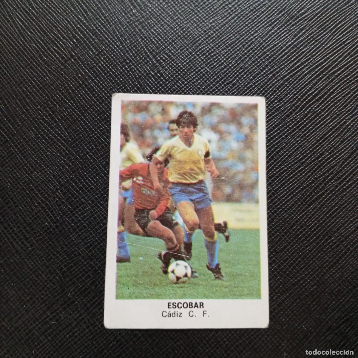 Cromos de f&uacute;tbol: ESCOBAR CADIZ CANO 1983 1984 CROMO FUTBOL 83 84 LIGA - DESPEGADO - A25 PG18