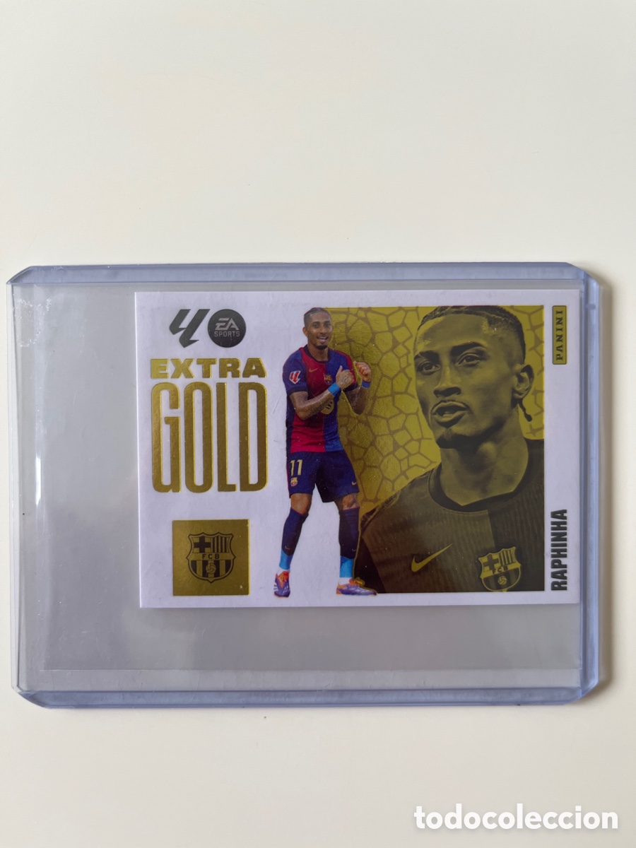Cromos de f&uacute;tbol: Raphina extra gold 25/26