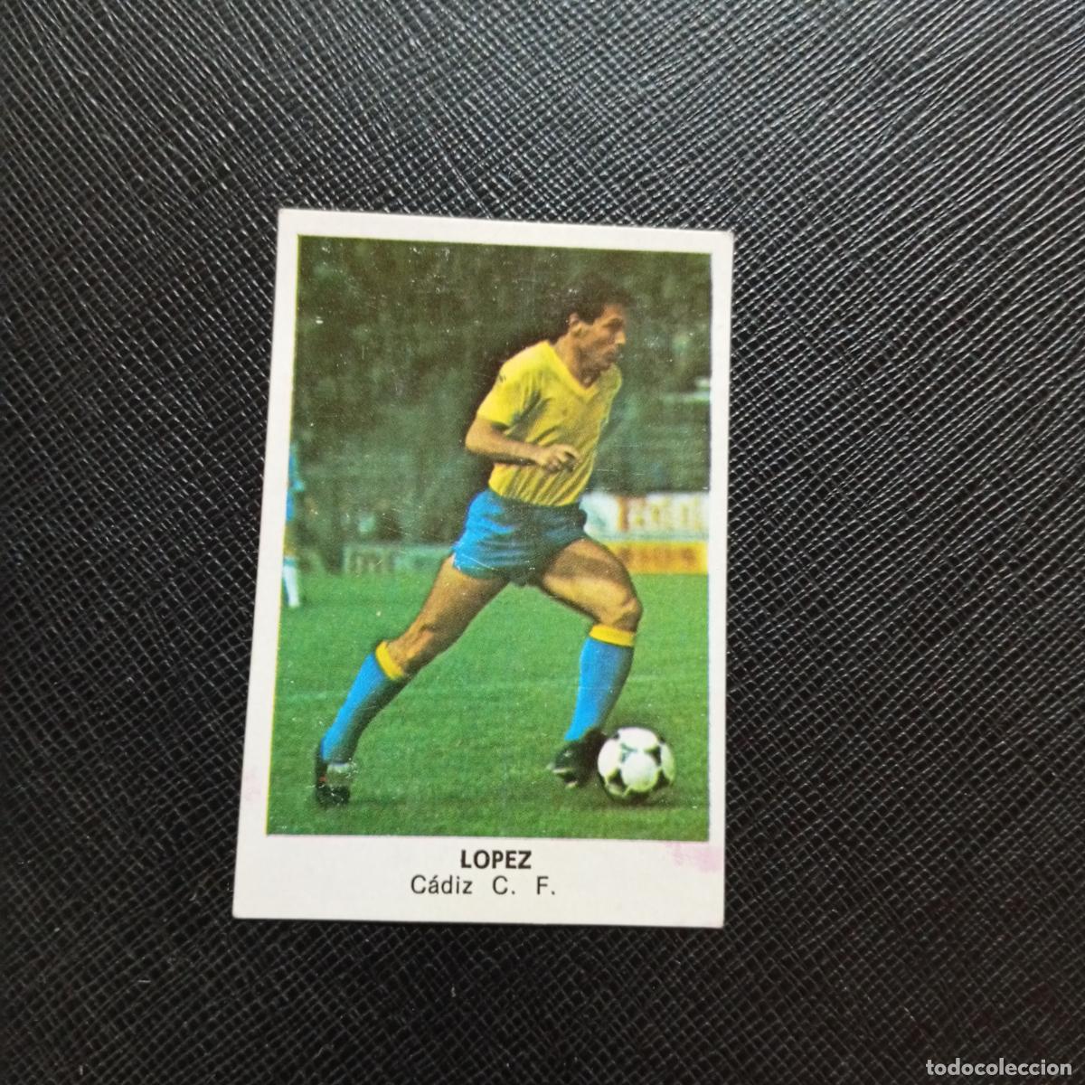Cromos de f&uacute;tbol: LOPEZ CADIZ CANO 1983 1984 CROMO FUTBOL 83 84 LIGA - DESPEGADO - A25 PG19