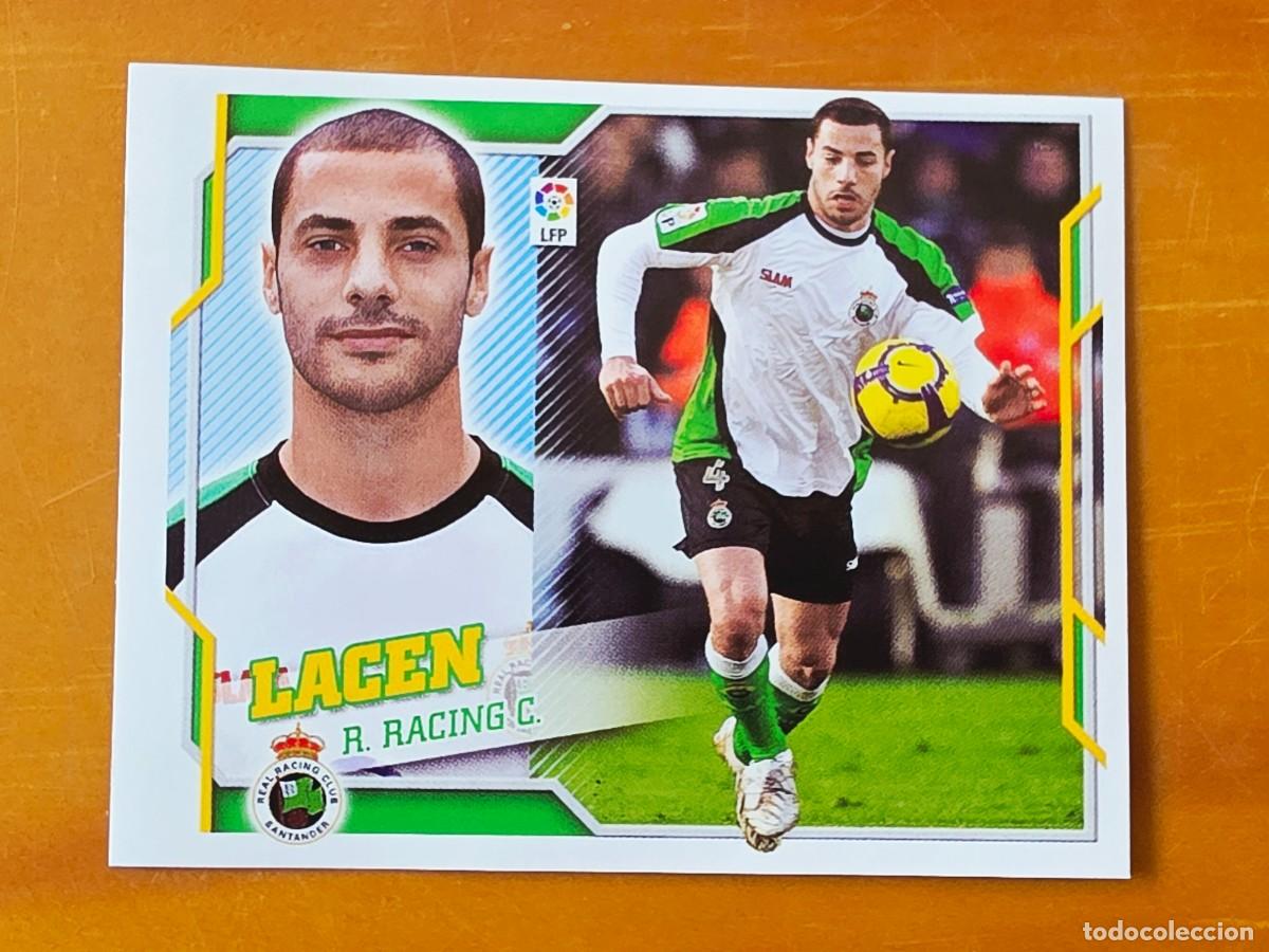 Cromos de Futebol: 10 Mehdi Lacen, Racing de Santander, Panini Ediciones Liga Este 2010 2011 10 11