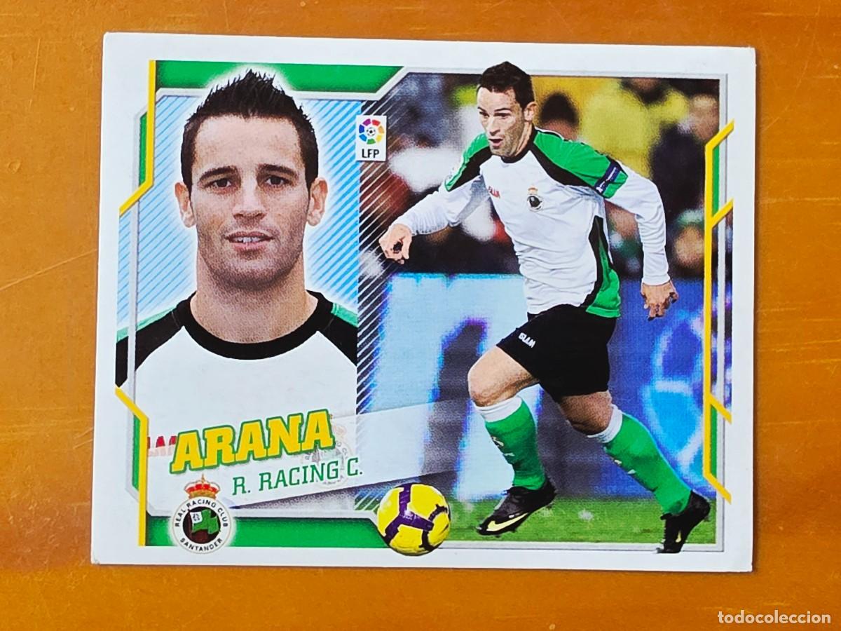 Figurine di Calcio: 11 Arana, Racing de Santander, Panini Ediciones Liga Este 2010 2011 10 11