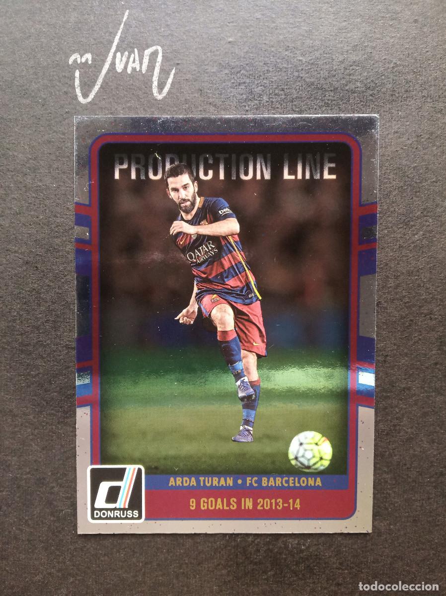 Cromos de f&uacute;tbol: N&ordm; 28 PRODUCTION LINE ARDA TURAN BARCELONA TURQUIA ⚽ PANINI &reg; DONRUSS FIFA 2016 2017 LIGA 16 17