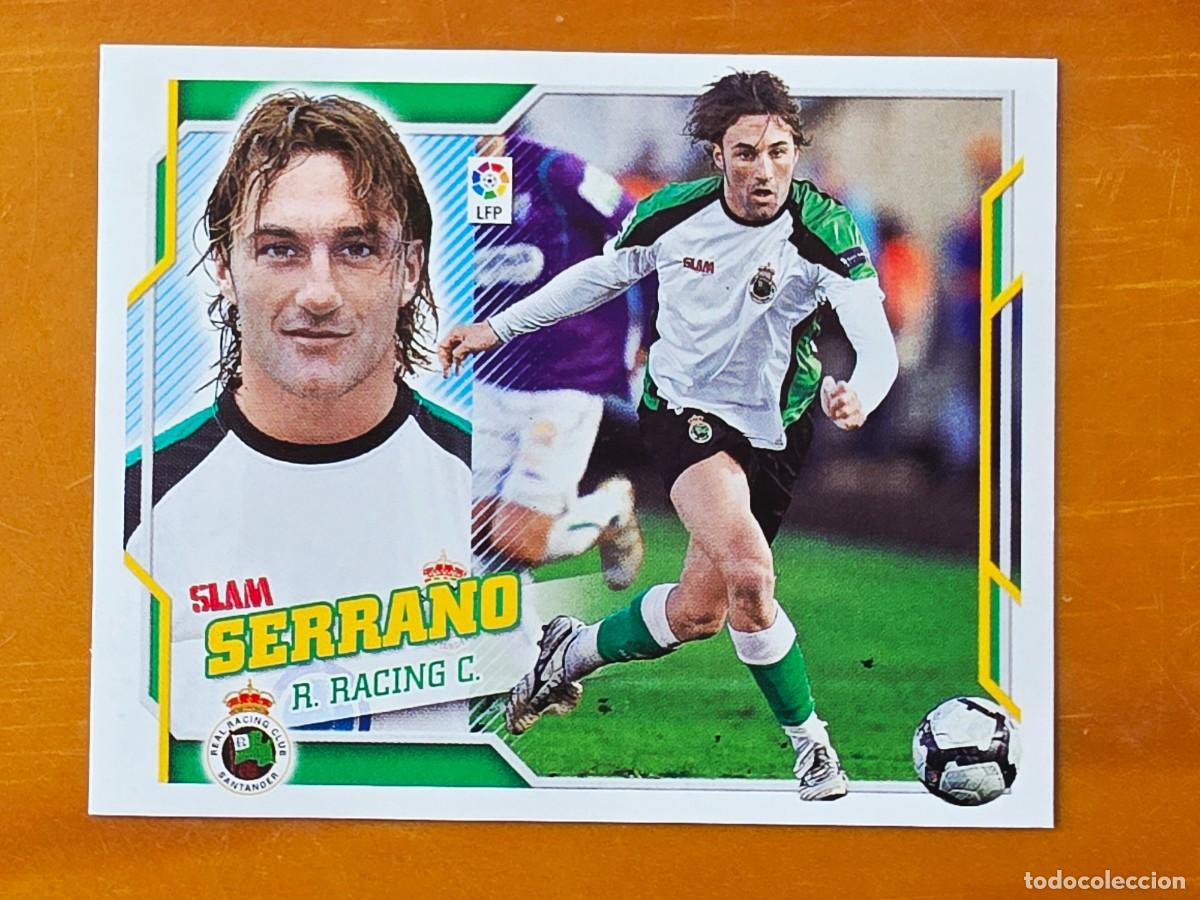 Cromos de f&uacute;tbol: 13 &Oacute;scar Serrano, Racing de Santander, Panini Ediciones Liga Este 2010 2011 10 11
