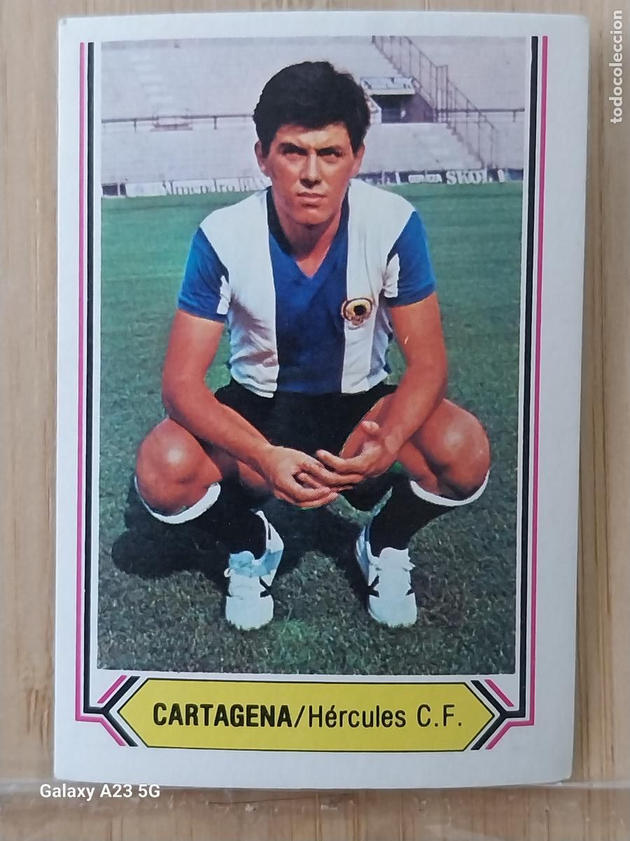 Cromos de f&uacute;tbol: CARTAGENA H&Eacute;RCULES ED ESTE LIGA 1980 80 81 CROMO SIN PEGAR NUNCA ORIGINAL **