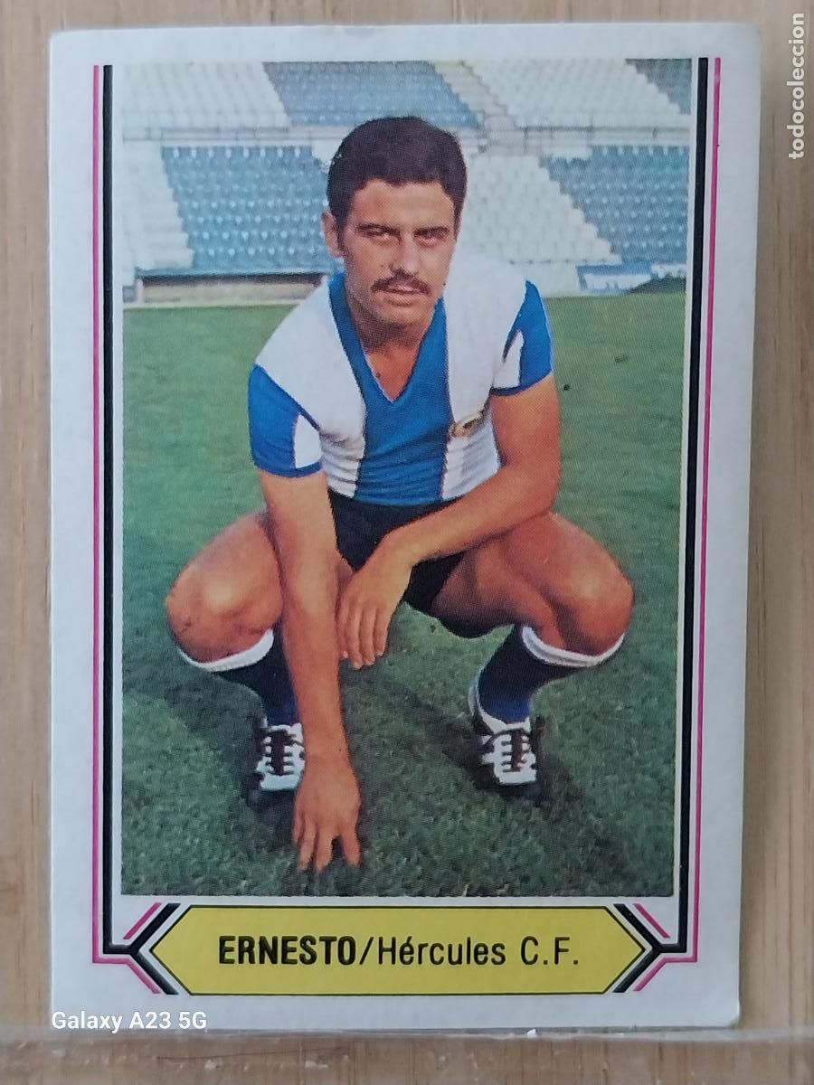 Cromos de f&uacute;tbol: ERNESTO H&Eacute;RCULES ED ESTE LIGA 1980 80 81 CROMO SIN PEGAR NUNCA ORIGINAL **