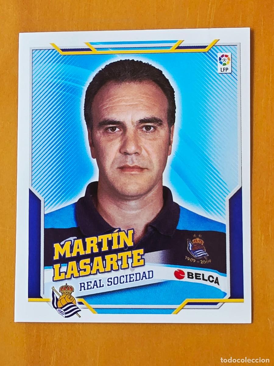 Fu&szlig;ball-Sticker: Entrenador Mart&iacute;n Lasarte, Real Sociedad, Panini Ediciones Liga Este 2010 2011 10 11