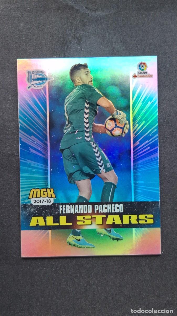 Cromos de f&uacute;tbol: L1 FERNANDO PACHECO DEPORTIVO ALAVES 25 ALL STARS PANINI MEGACRACKS 2017 2018 17 18