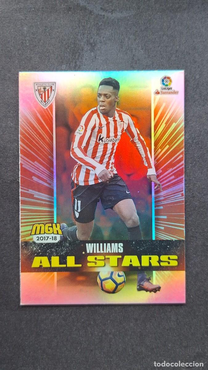 Cromos de f&uacute;tbol: L1 WILLIAMS ATHLETIC CLUB DE BILBAO 53 ALL STARS PANINI MEGACRACKS 2017 2018 17 18