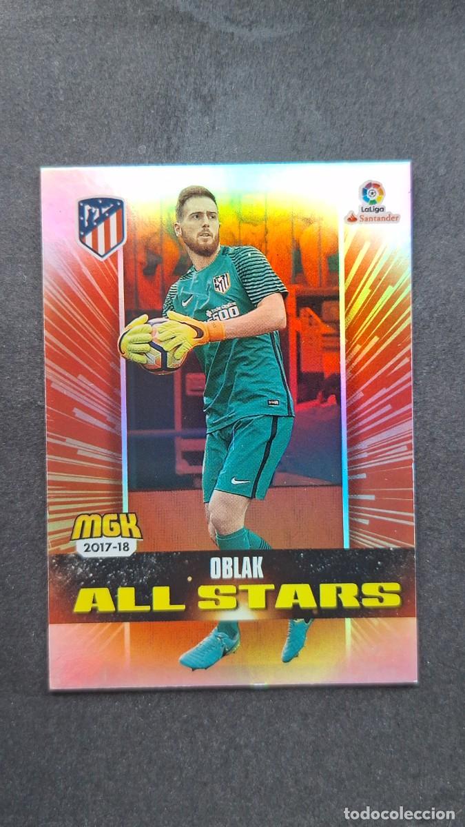 Cromos de f&uacute;tbol: L1 OBLAK ATLETICO DE MADRID 79 ALL STARS PANINI MEGACRACKS 2017 2018 17 18