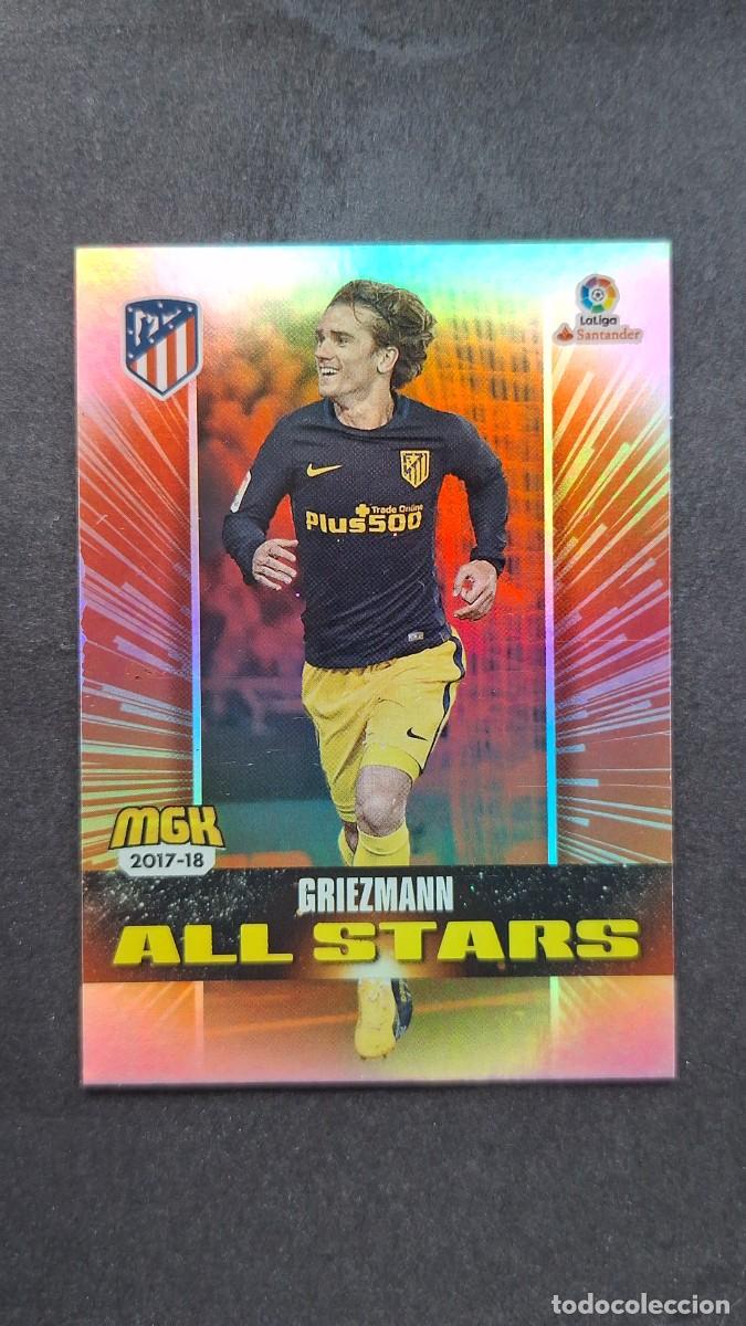 Cromos de f&uacute;tbol: L1 GRIEZMANN ATLETICO DE MADRID 80 ALL STARS PANINI MEGACRACKS 2017 2018 17 18