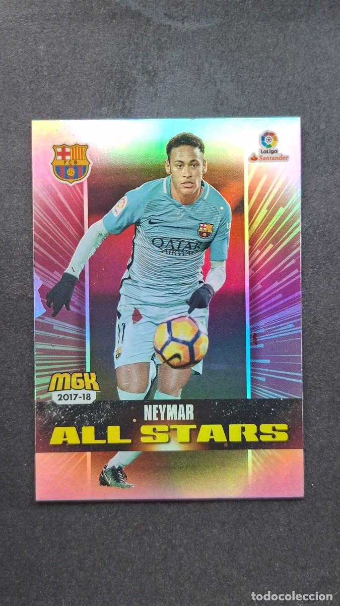 Cromos de f&uacute;tbol: L1 NEYMAR F. C. BARCELONA 107 ALL STARS PANINI MEGACRACKS 2017 2018 17 18