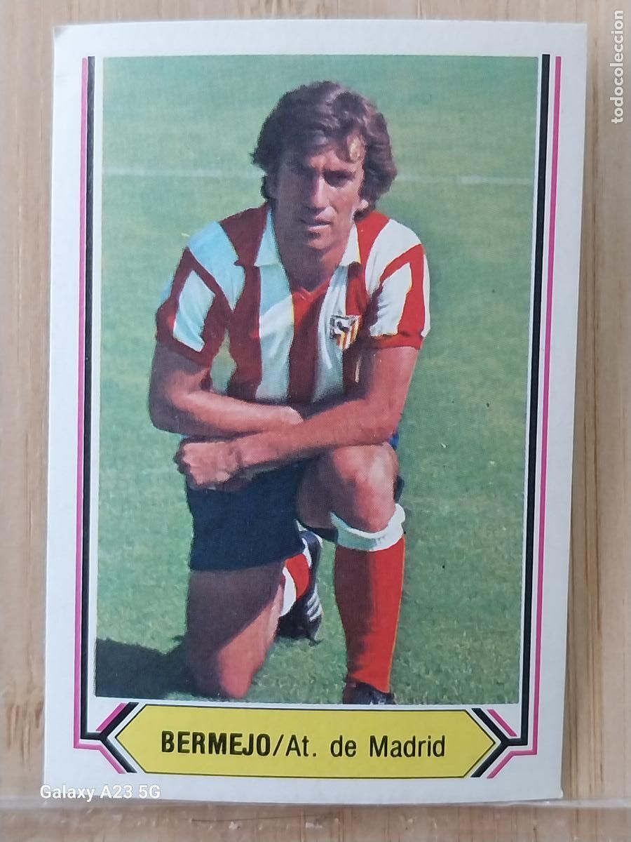 Cromos de f&uacute;tbol: BERMEJO AT ATLETICO MADRID ED ESTE LIGA 1980 80 81 CROMO SIN PEGAR NUNCA ORIGINAL **