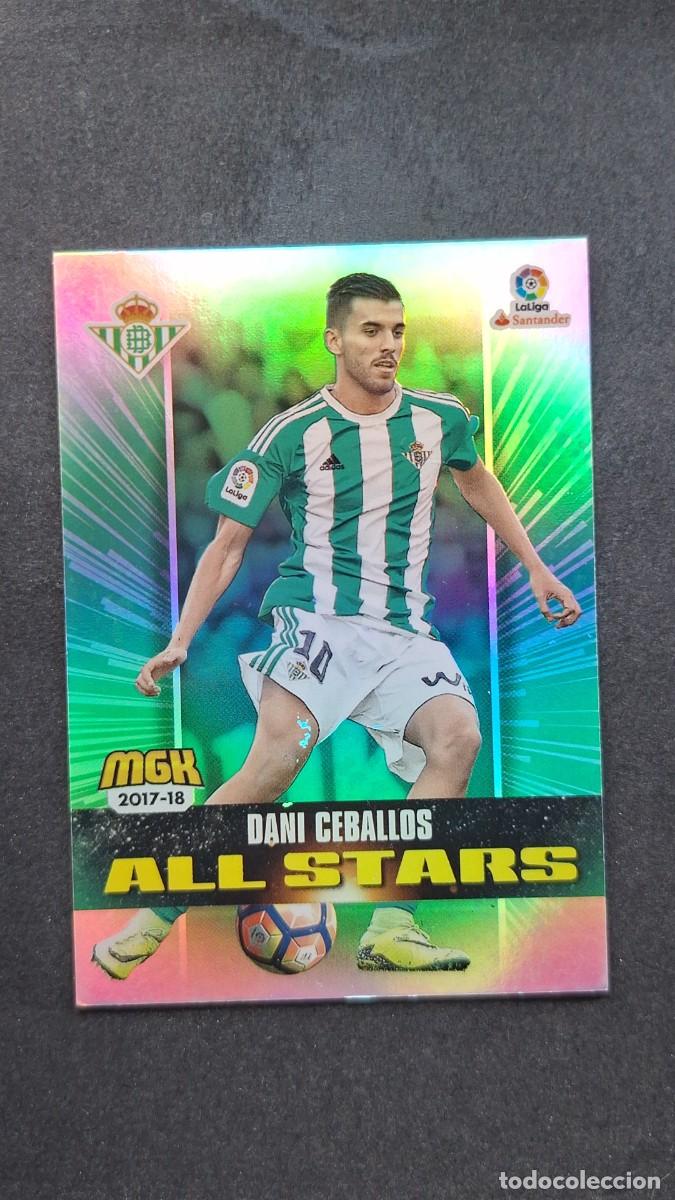Cromos de f&uacute;tbol: L1 DANI CEBALLOS REAL BETIS BALOMPIE 134 ALL STARS PANINI MEGACRACKS 2017 2018 17 18