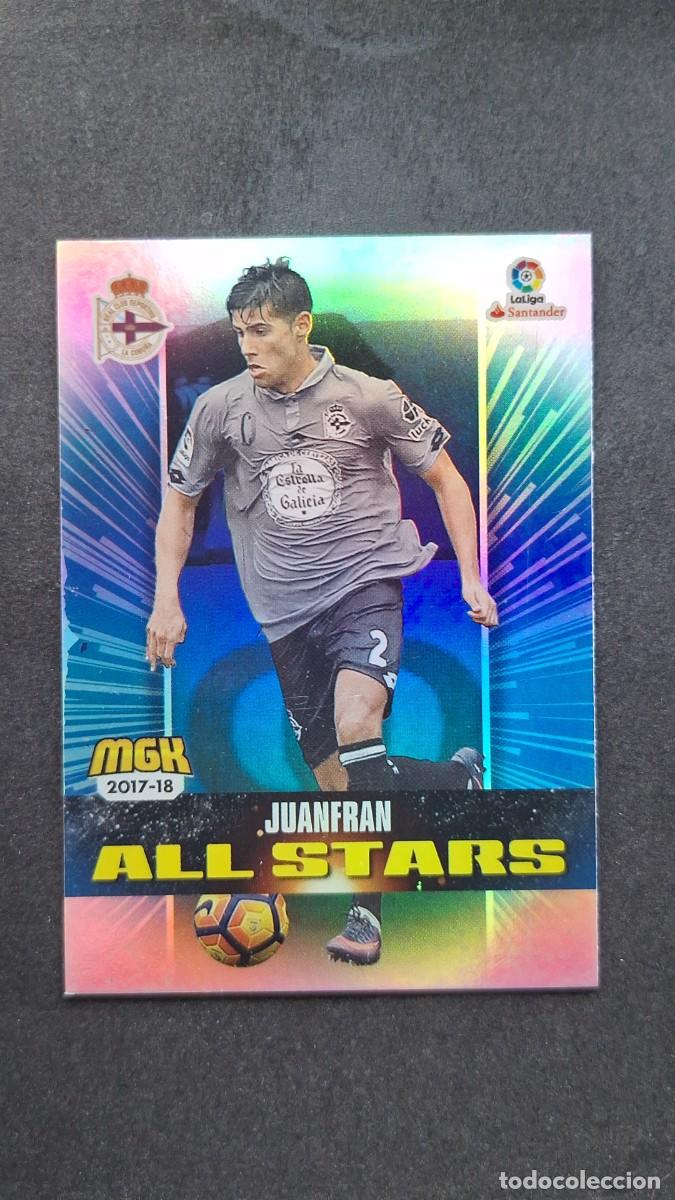 Cromos de f&uacute;tbol: L1 JUANFRAN DEPORTIVO DE LA CORU&Ntilde;A 187 ALL STARS PANINI MEGACRACKS 2017 2018 17 18