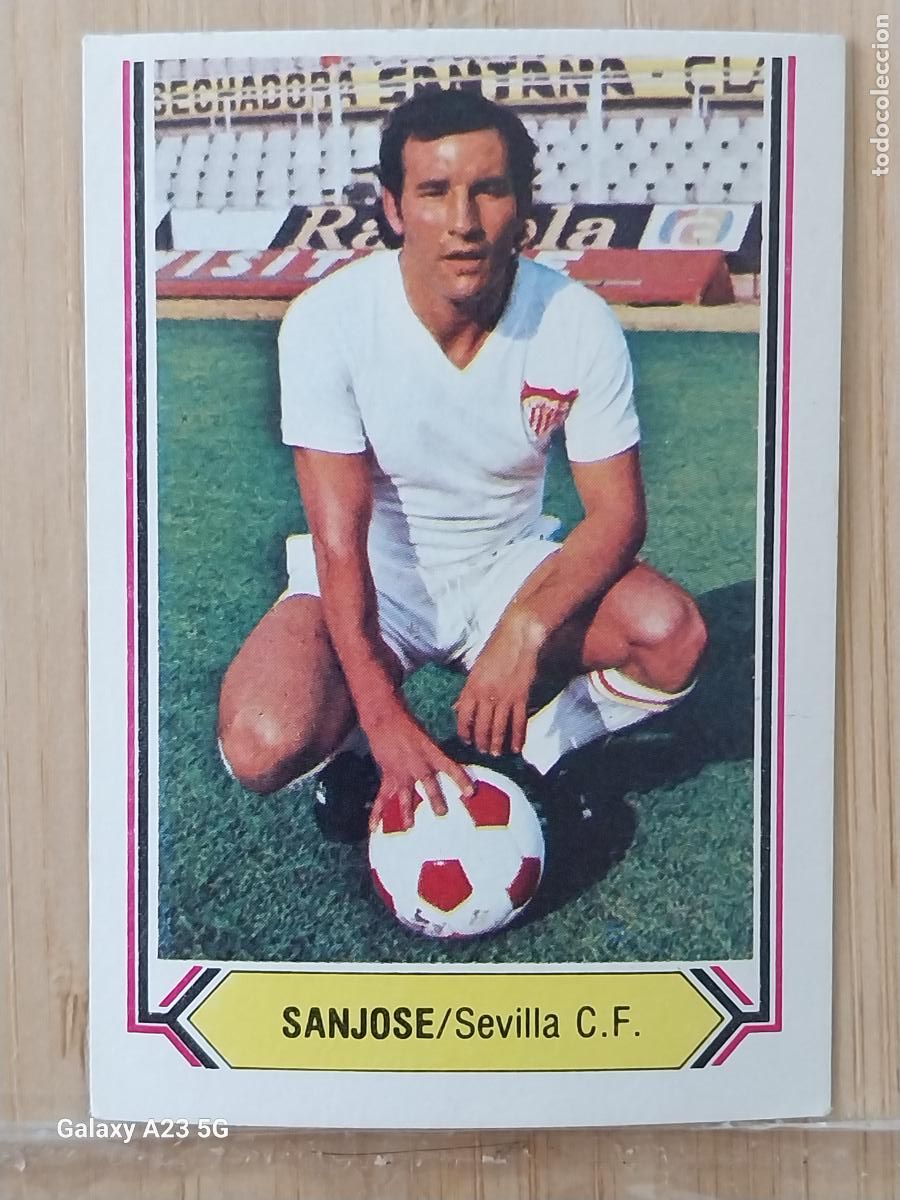 Cromos de f&uacute;tbol: SANJOSE SAN JOSE SEVILLA ED ESTE LIGA 1980 80 81 CROMO SIN PEGAR NUNCA ORIGINAL **