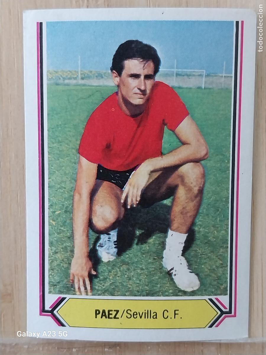 Cromos de f&uacute;tbol: PAEZ SEVILLA ED ESTE LIGA 1980 80 81 CROMO SIN PEGAR NUNCA ORIGINAL **