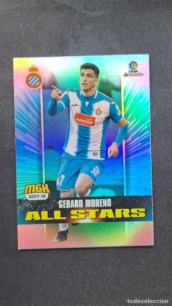 Cromos de f&uacute;tbol: L1 GERARD MORENO R. C. D. ESPA&Ntilde;OL 242 ALL STARS PANINI MEGACRACKS 2017 2018 17 18