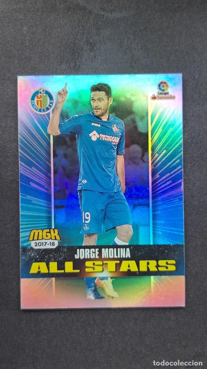 Cromos de f&uacute;tbol: L1 JORGE MOLINA GETAFE C. F. 269 ALL STARS PANINI MEGACRACKS 2017 2018 17 18
