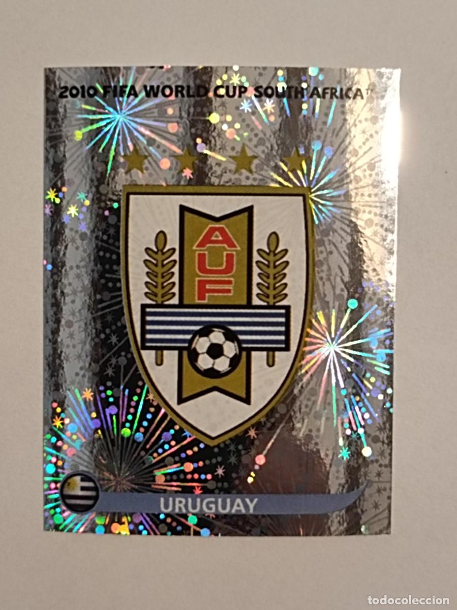 Cromos de f&uacute;tbol: #69 ESCUDO (URUGUAY) MUNDIAL SUDAFRICA 2010 PANINI