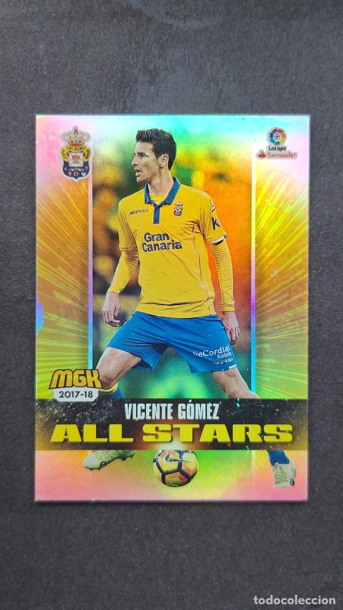 Cromos de f&uacute;tbol: L1 VICENTE GOMEZ U. D. LAS PALMAS 322 ALL STARS PANINI MEGACRACKS 2017 2018 17 18