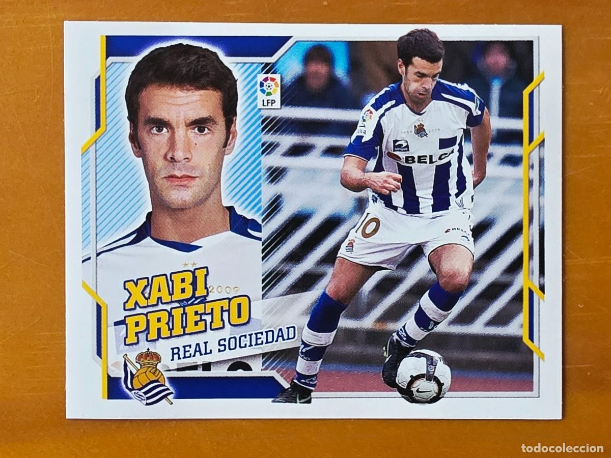 Cromos de f&uacute;tbol: 9 Xabi Prieto, Real Sociedad, Panini Ediciones Liga Este 2010 2011 10 11