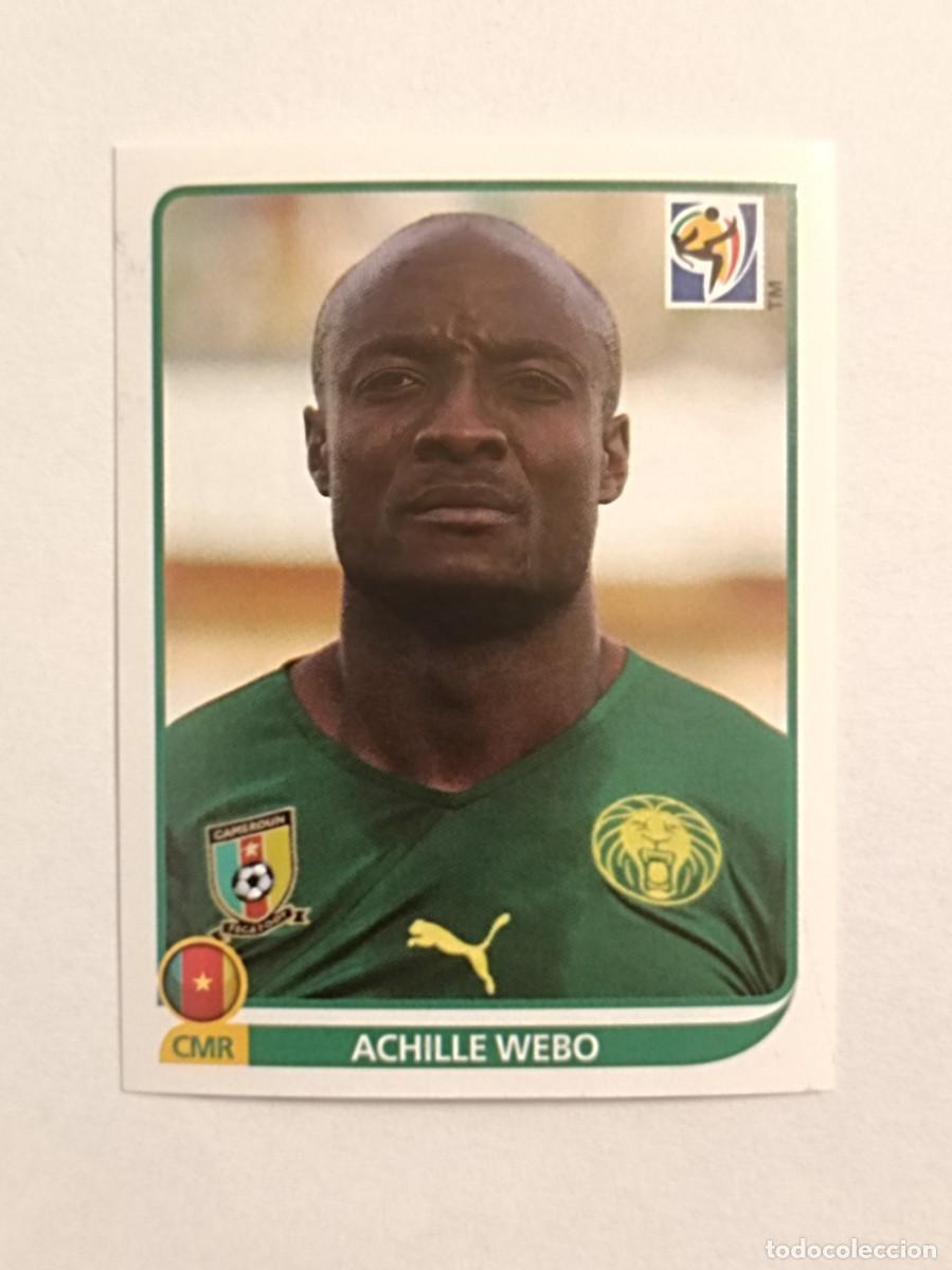 Cromos de f&uacute;tbol: #409 ACHILLE WEBO (CAMERUN) MUNDIAL SUDAFRICA 2010 PANINI