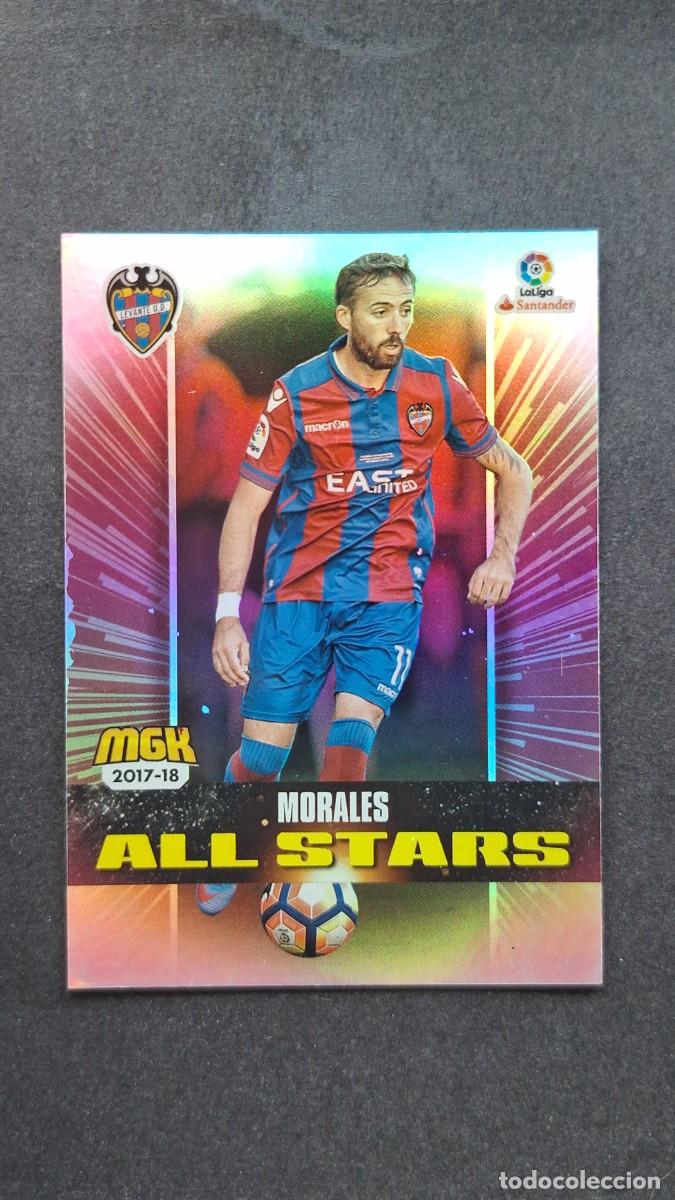 Cromos de f&uacute;tbol: L1 MORALES LEVANTE U. D. 377 ALL STARS PANINI MEGACRACKS 2017 2018 17 18
