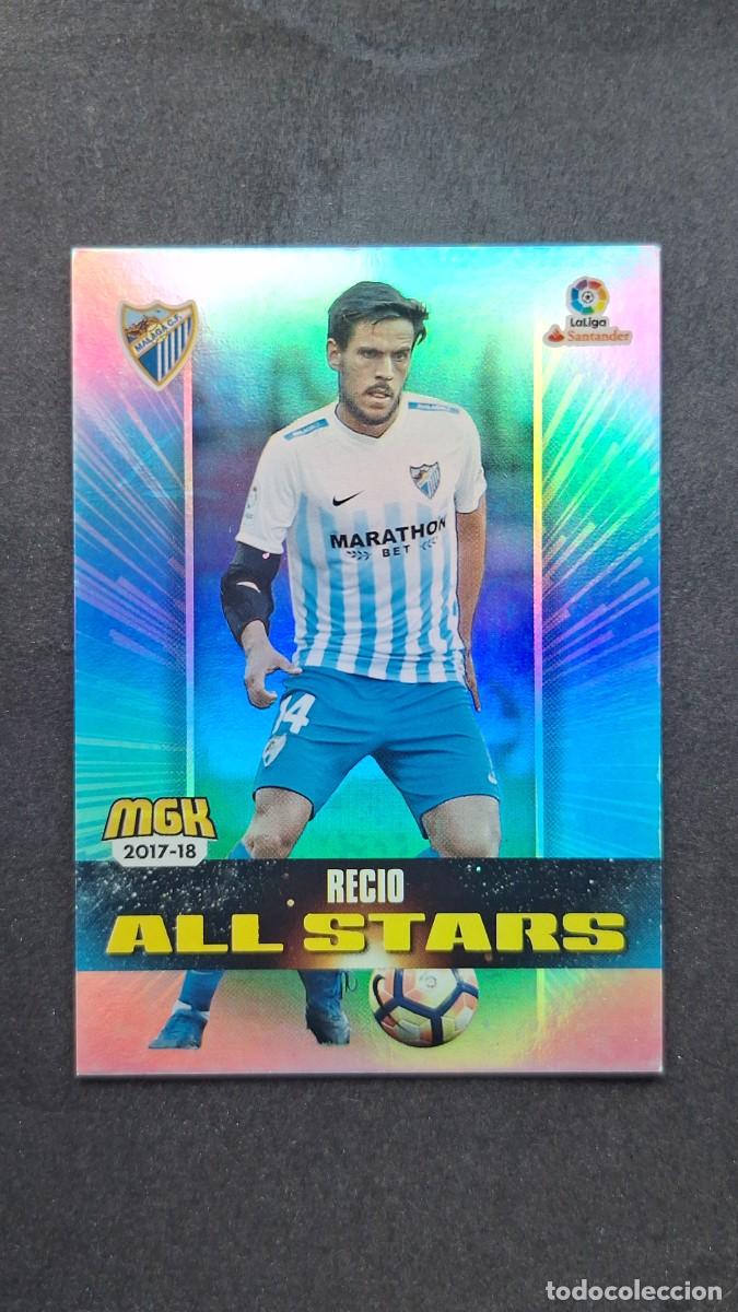 Cromos de f&uacute;tbol: L1 RECIO MALAGA C. F. 431 ALL STARS PANINI MEGACRACKS 2017 2018 17 18
