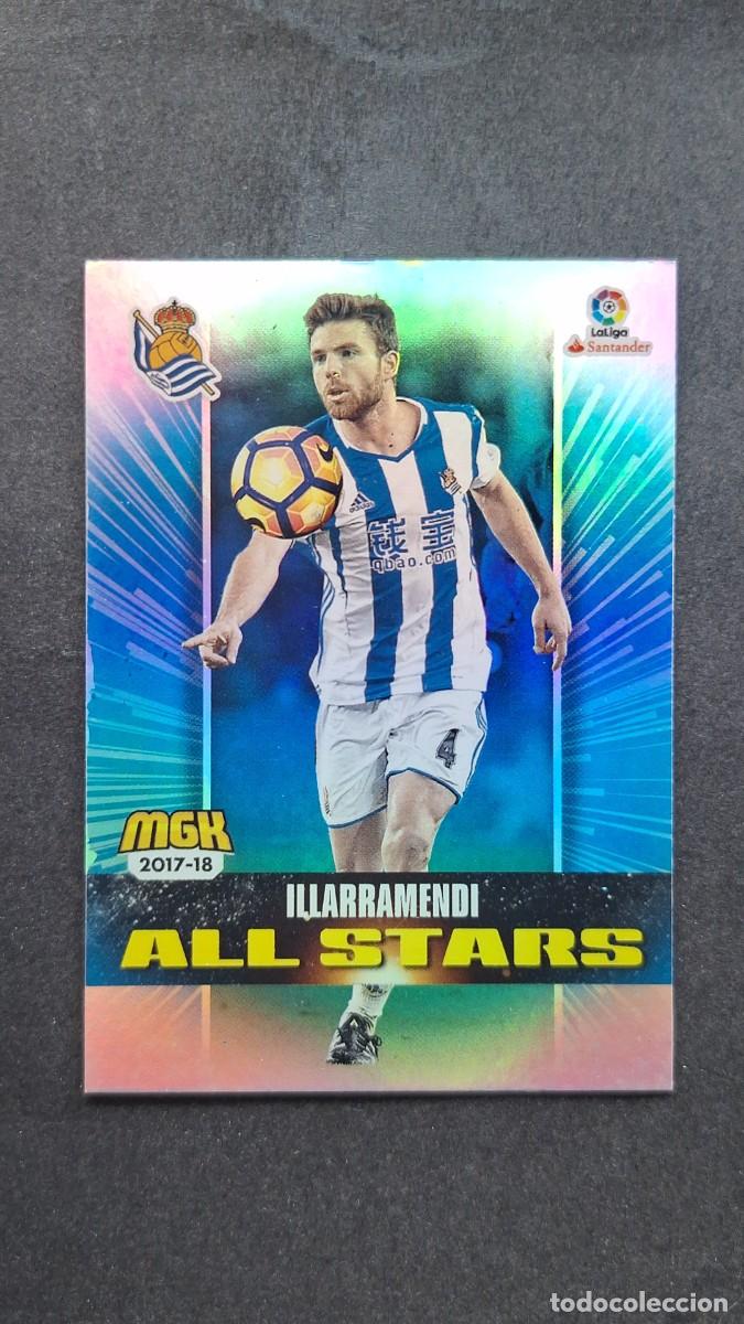 Cromos de f&uacute;tbol: L1 ILLARRAMENDI REAL SOCIEDAD 457 ALL STARS PANINI MEGACRACKS 2017 2018 17 18