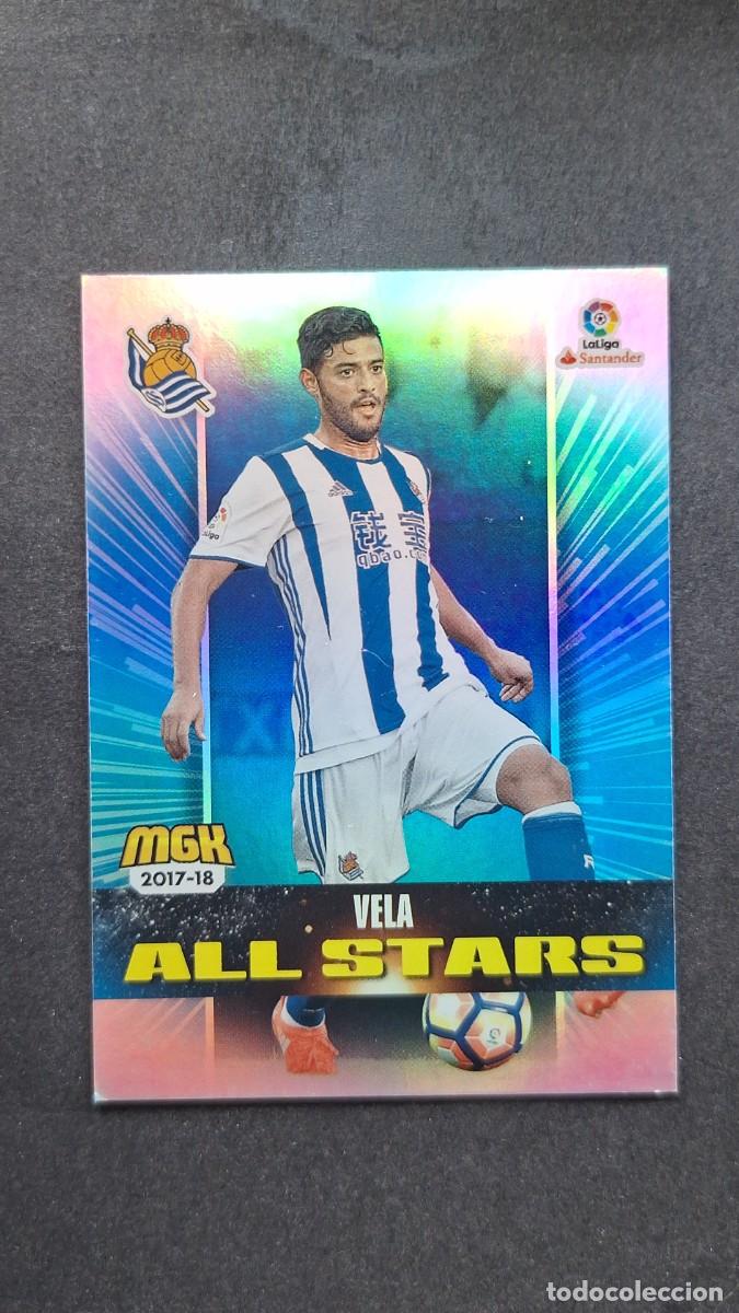 Cartes &agrave; collectionner de Football: L1 VELA REAL SOCIEDAD 458 ALL STARS PANINI MEGACRACKS 2017 2018 17 18