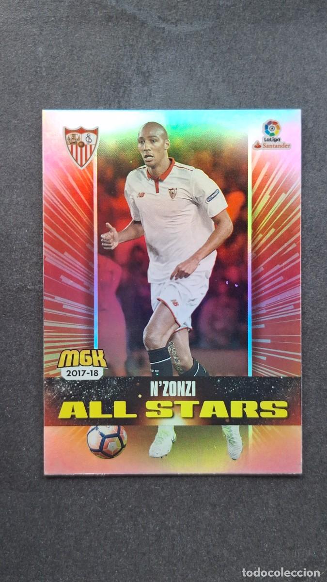 Cartes &agrave; collectionner de Football: L1 N'ZONZI SEVILLA F. C. 485 ALL STARS PANINI MEGACRACKS 2017 2018 17 18