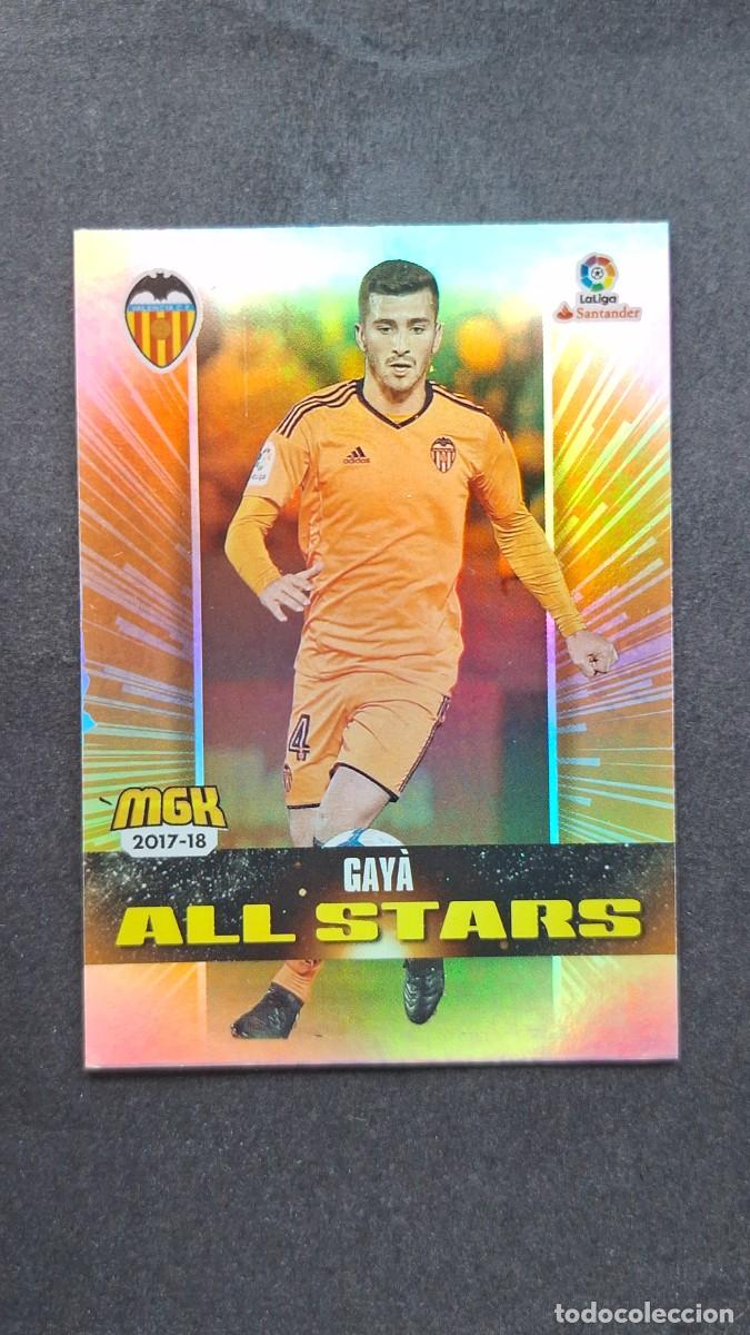Cartes &agrave; collectionner de Football: L1 GAYA VALENCIA C. F. 511 ALL STARS PANINI MEGACRACKS 2017 2018 17 18