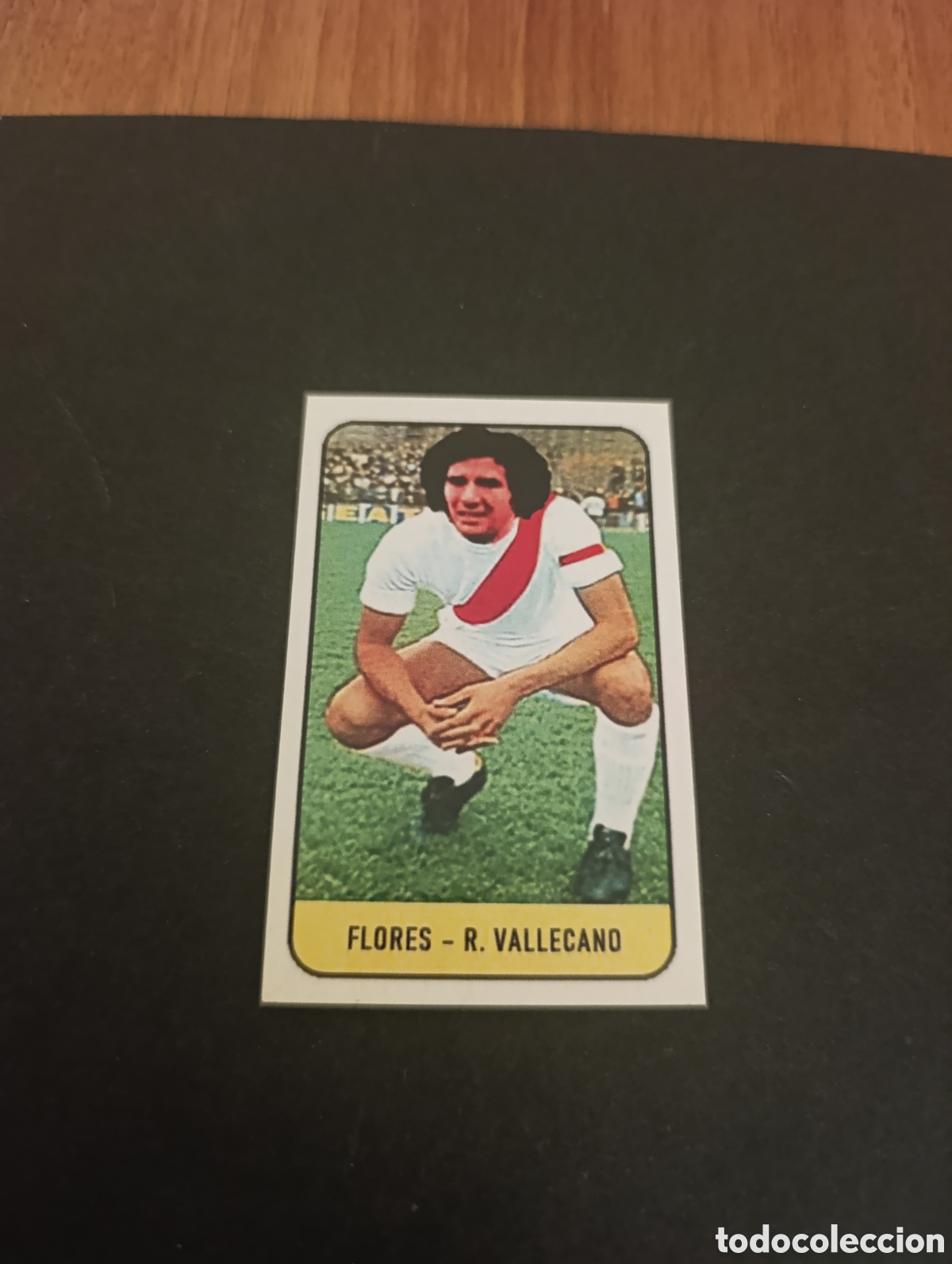 Cartes &agrave; collectionner de Football: Cromo Flores Rayo Vallecano Liga Este 78 79, ampliaci&oacute;n de la colecci&oacute;n.