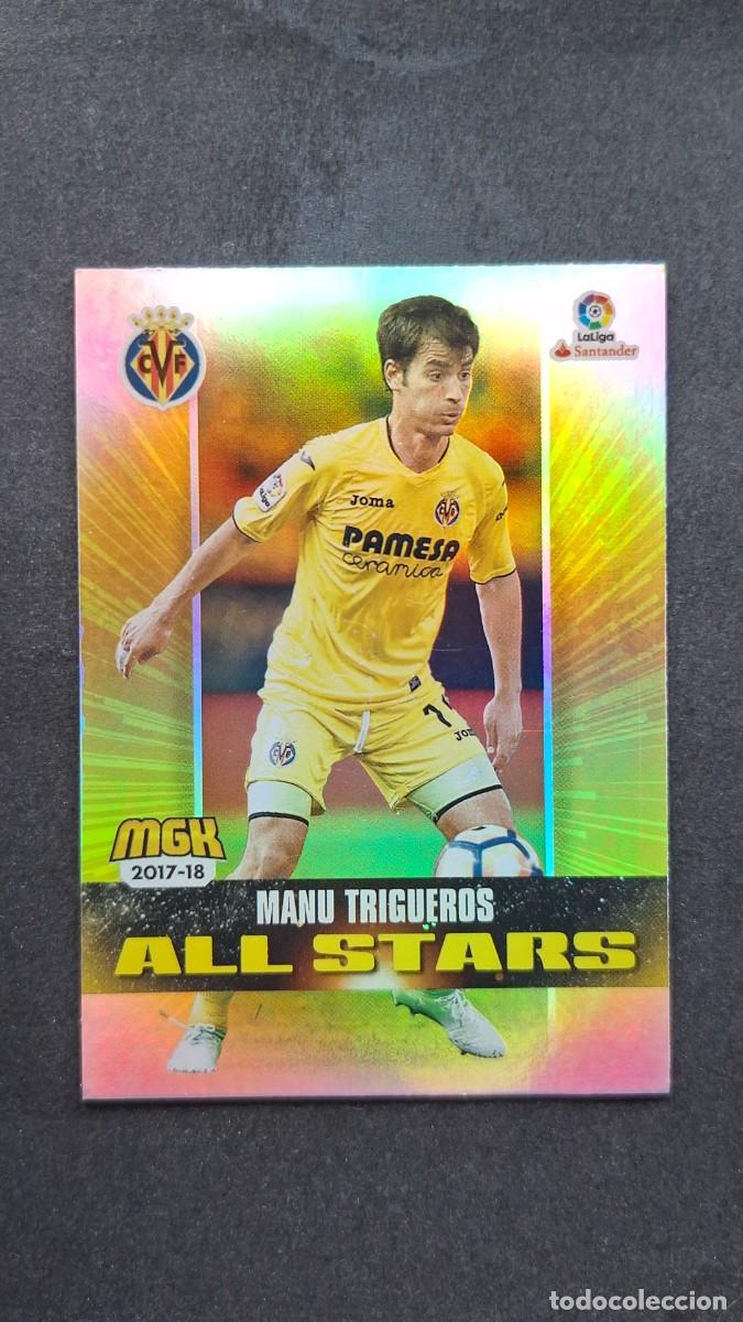 Cromos de f&uacute;tbol: L1 MANU TRIGUEROS VILLARREAL C. F. 538 ALL STARS PANINI MEGACRACKS 2017 2018 17 18