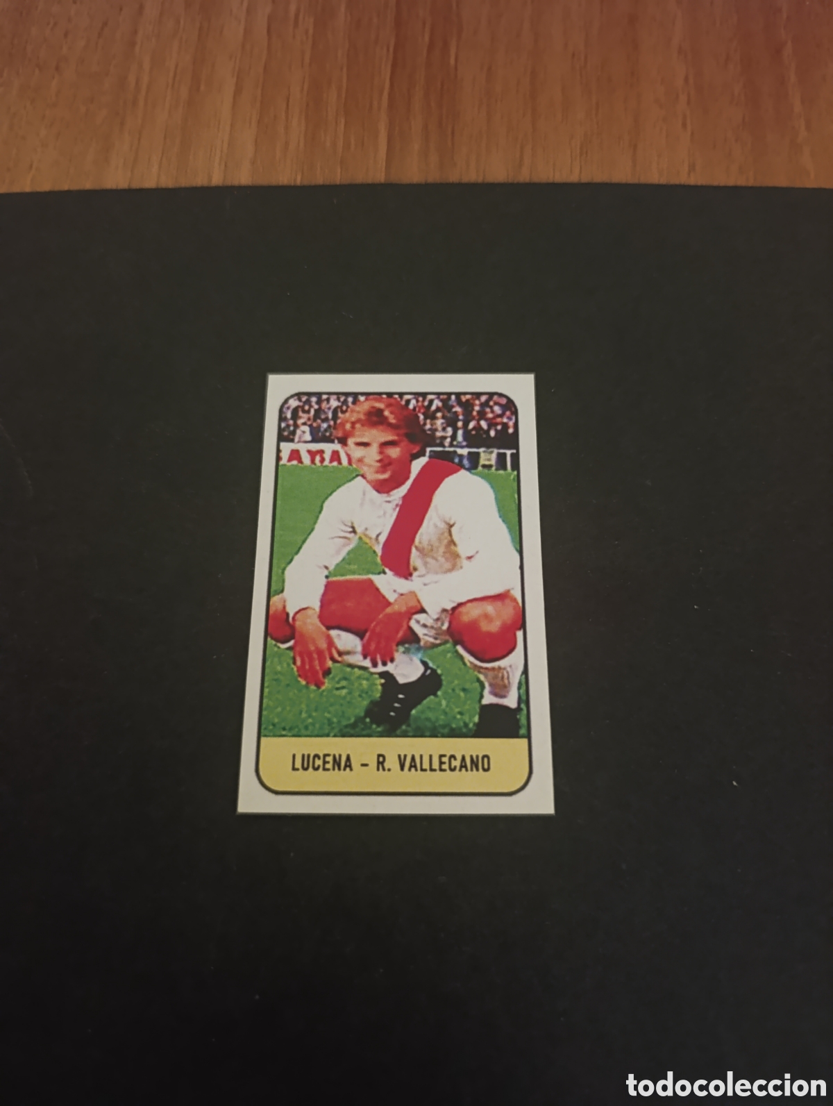 Cromos de f&uacute;tbol: Cromo Lucena Rayo Vallecano Liga Este 78 79, ampliaci&oacute;n de la colecci&oacute;n.