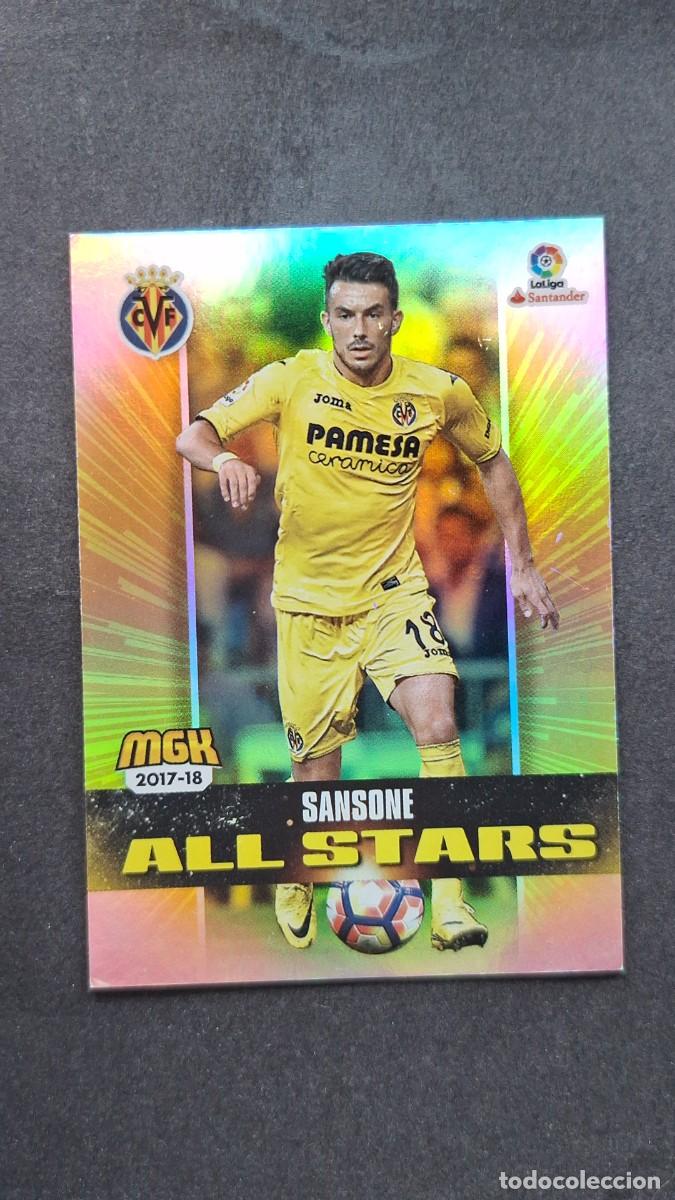 Cromos de f&uacute;tbol: L1 SANSONE VILLARREAL C. F. 539 ALL STARS PANINI MEGACRACKS 2017 2018 17 18