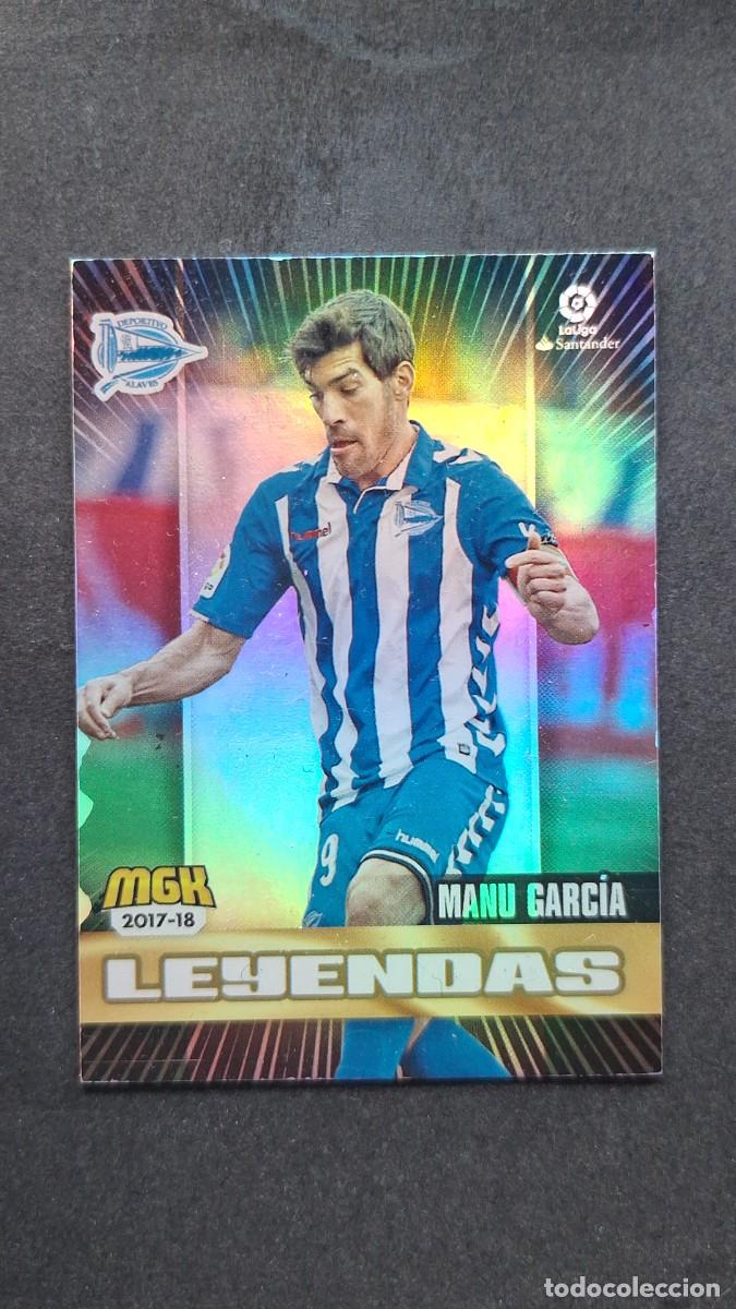 Cromos de f&uacute;tbol: L1 MANU GARCIA DEPORTIVO ALAVES 24 LEYENDAS PANINI MEGACRACKS 2017 2018 17 18