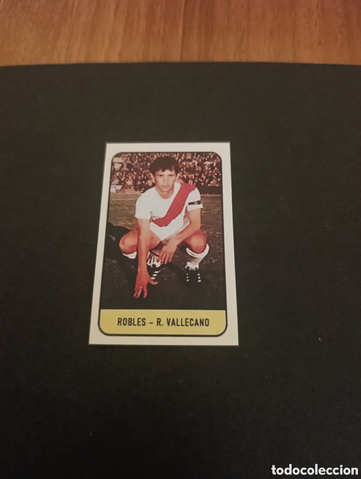 Cartes &agrave; collectionner de Football: Cromo Robles Rayo Vallecano Liga Este 78 79, ampliaci&oacute;n de la colecci&oacute;n.