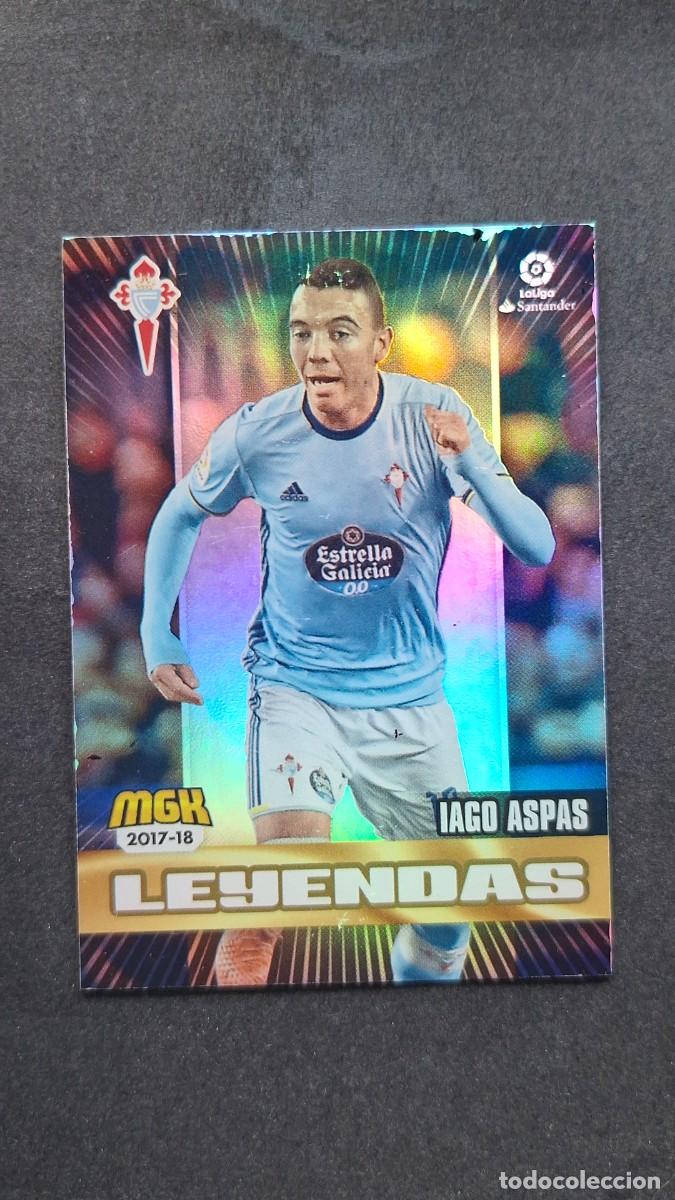 Cartes &agrave; collectionner de Football: L1 IAGO ASPAS CELTA DE VIGO 159 LEYENDAS PANINI MEGACRACKS 2017 2018 17 18