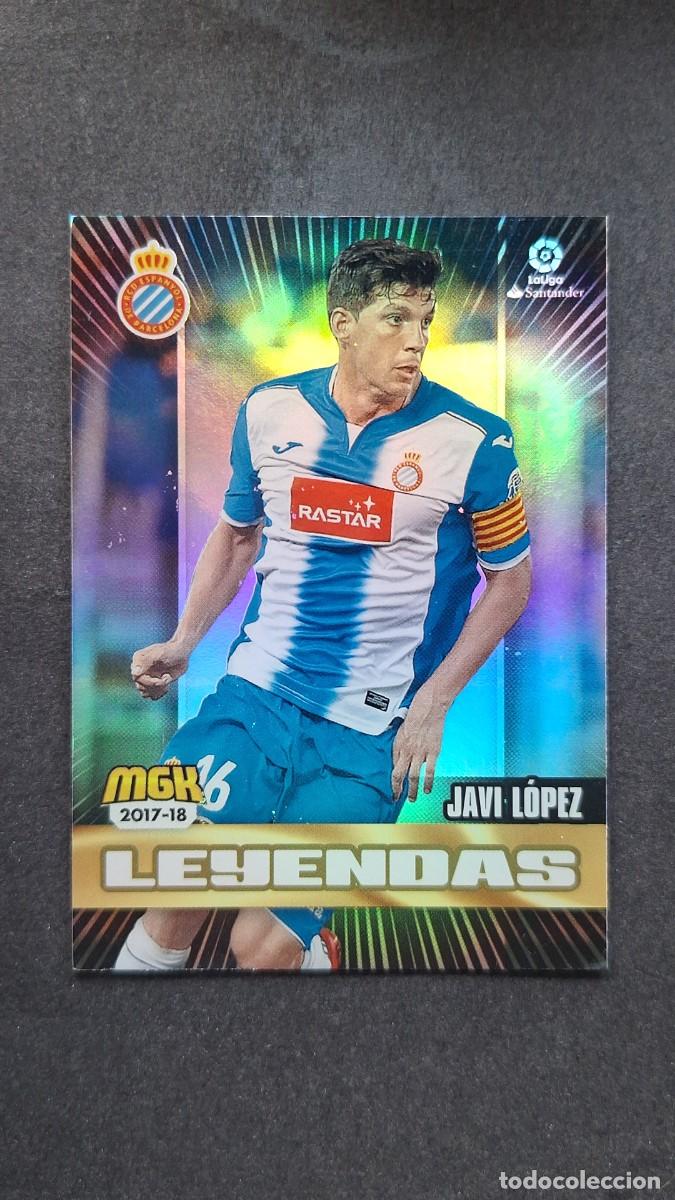 Cartes &agrave; collectionner de Football: L1 JAVI LOPEZ R. C. D. ESPA&Ntilde;OL 240 LEYENDAS PANINI MEGACRACKS 2017 2018 17 18