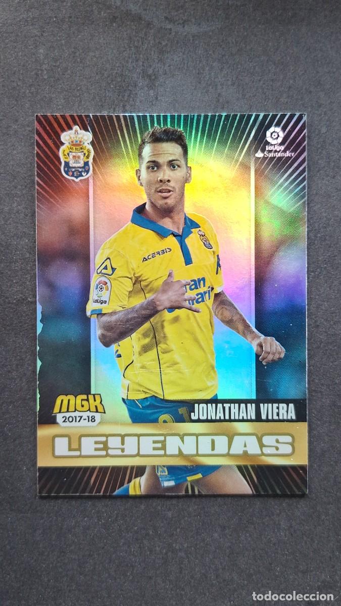 Cartes &agrave; collectionner de Football: L1 JONATHAN VIERA U. D. LAS PALMAS 321 LEYENDAS PANINI MEGACRACKS 2017 2018 17 18
