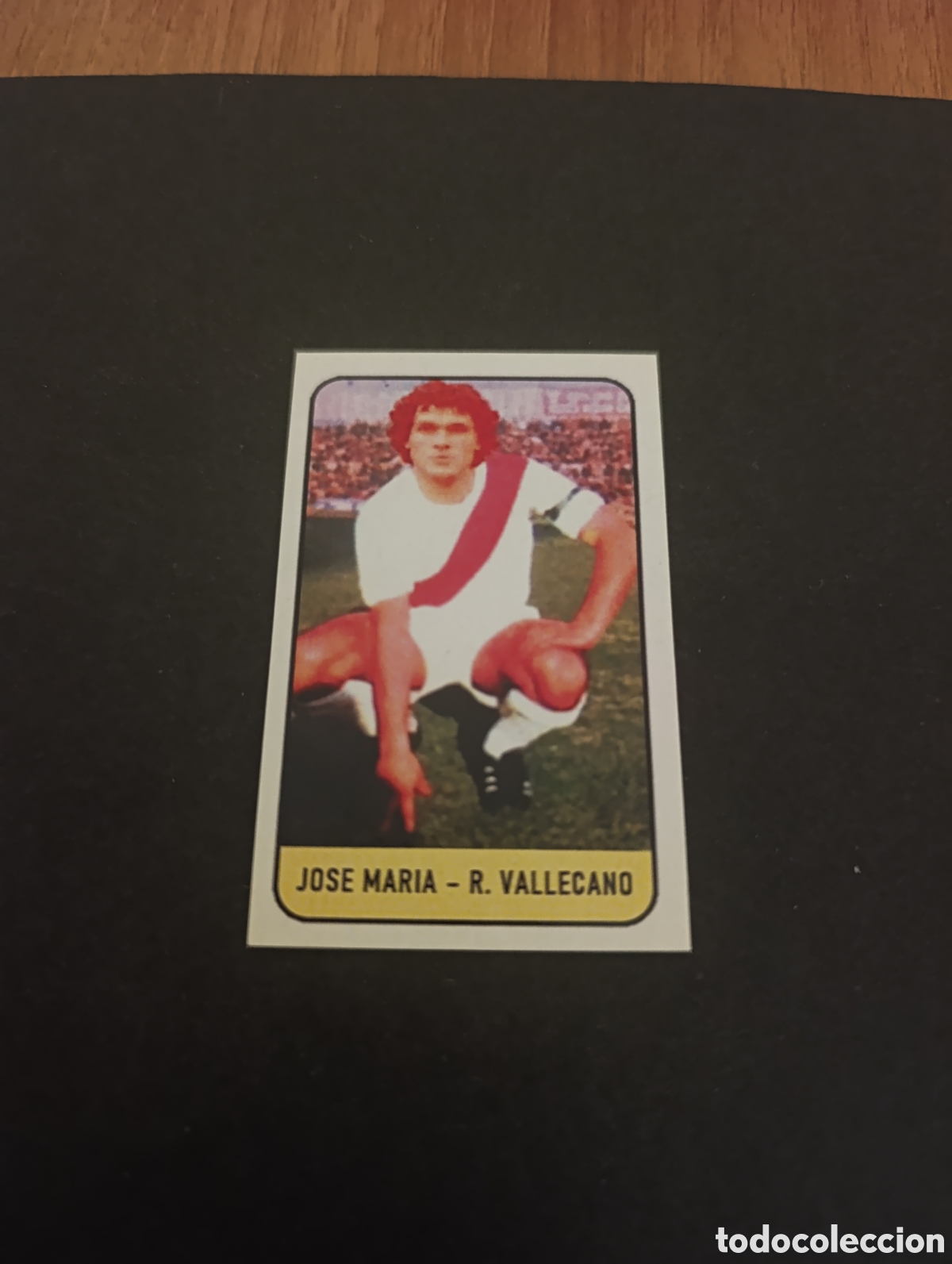 Cromos de f&uacute;tbol: Cromo Jos&eacute; Mar&iacute;a Rayo Vallecano Liga Este 78 79, ampliaci&oacute;n de la colecci&oacute;n.