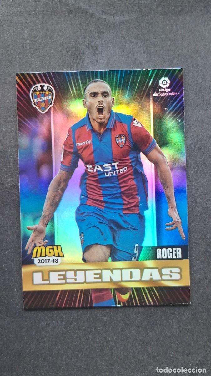 Cromos de f&uacute;tbol: L1 ROGER LEVANTE U. D. 375 LEYENDAS PANINI MEGACRACKS 2017 2018 17 18