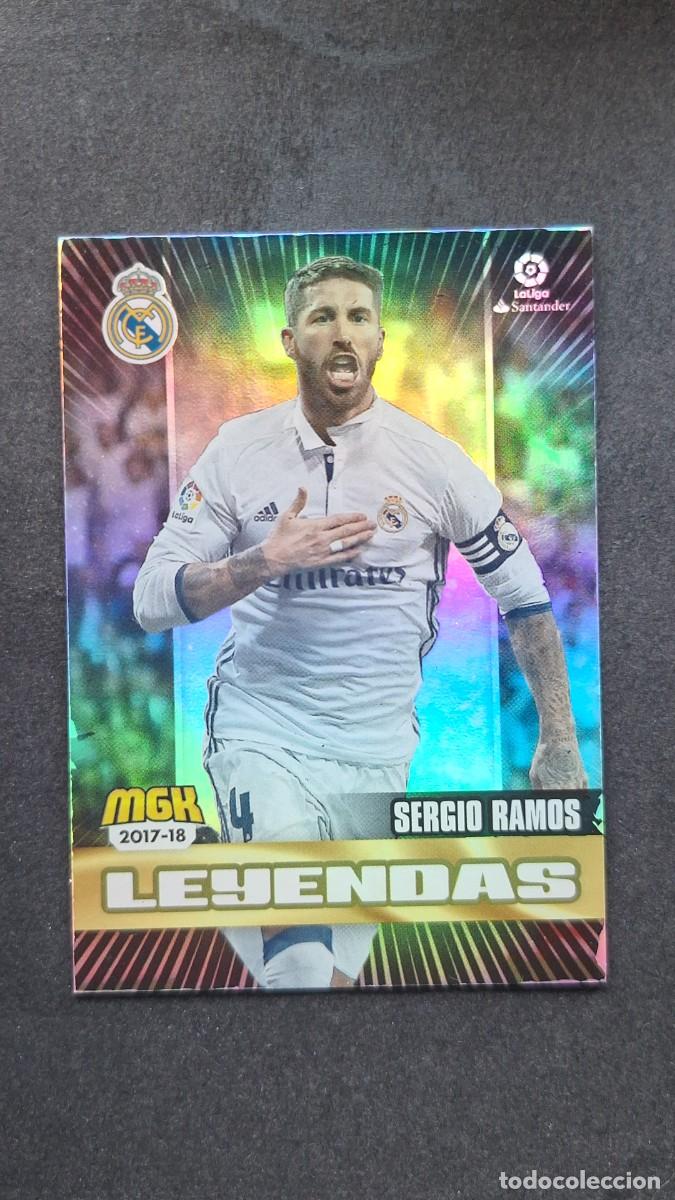 Cromos de f&uacute;tbol: L1 SERGIO RAMOS REAL MADRID 402 LEYENDAS PANINI MEGACRACKS 2017 2018 17 18