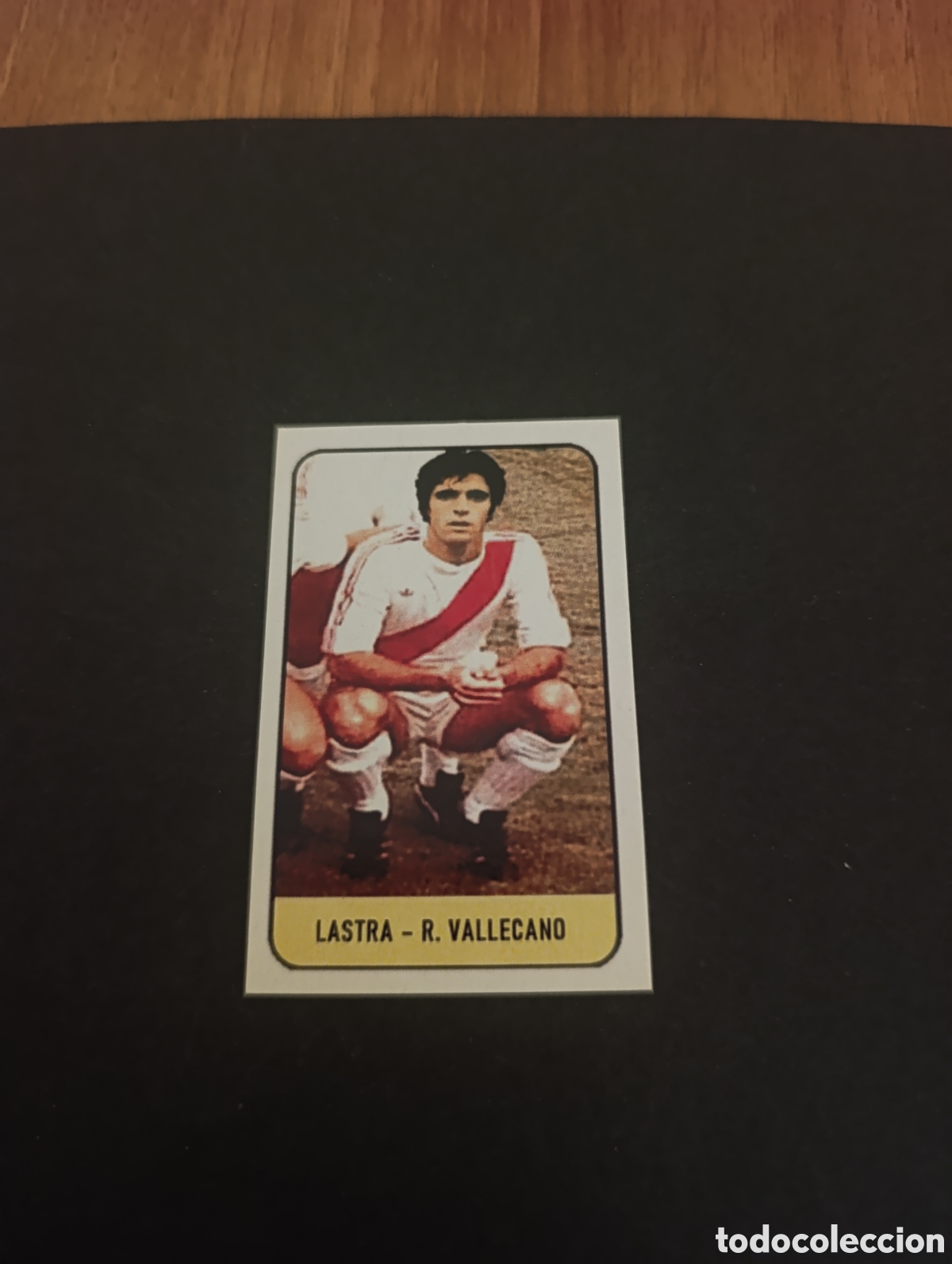 Cromos de f&uacute;tbol: Cromo Lastra Rayo Vallecano Liga Este 78 79, ampliaci&oacute;n de la colecci&oacute;n.