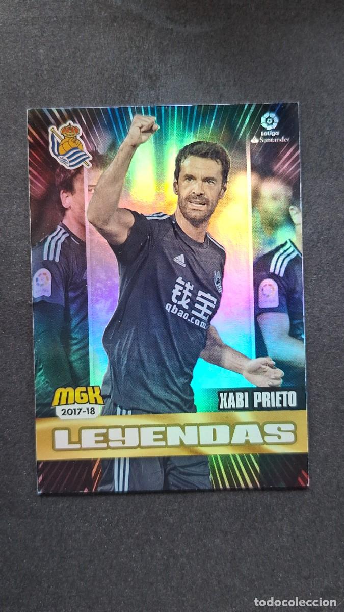 Cromos de f&uacute;tbol: L1 XABI PRIETO REAL SOCIEDAD 456 LEYENDAS PANINI MEGACRACKS 2017 2018 17 18